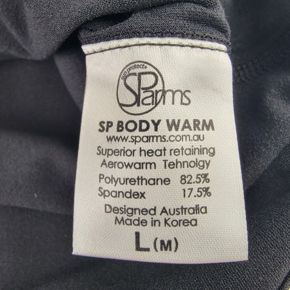 SParms Sun Protection Body Warm High Neck Longsleeve Golf Mock Black L NEW - Picture 5 of 8